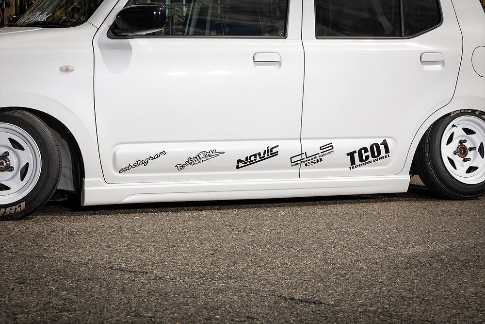 J-MODE製 ワークス アルトバン ha22 ha23 サイドスカート 絶盤 J-MODE