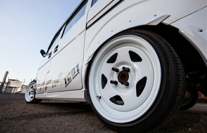 楽天市場】TC01 白 15inch 8.0j 6穴 PCD139.7 ※ホイール 2本