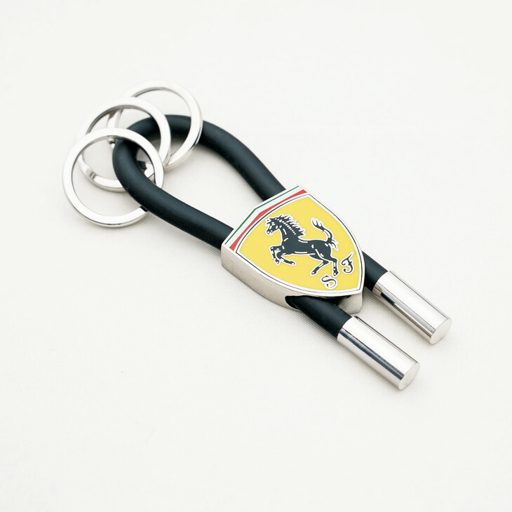 ※専用出品 フェラーリ オフィシャル カーボン キーリング① Ferrari Ferrari フェラーリ純正 カーボンストラップキーリング 22641