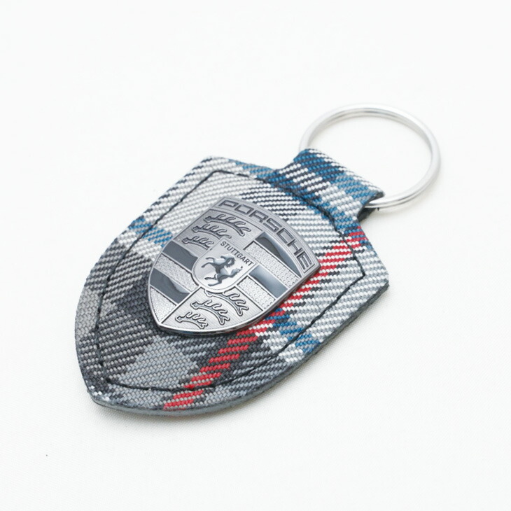 Porsche ポルシェ クレストキーホルダー 50Y TURBO BK/GREY キーリング　ギフト 8,833円