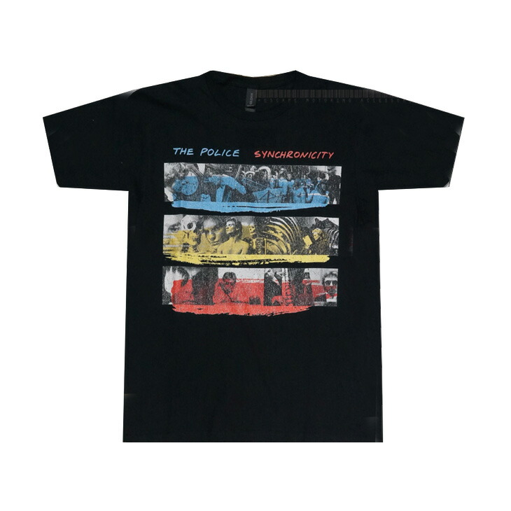 THE POLICE SYNCHRONICITY ツアー Tシャツ ポリス 古着 80s USA製 THE POLICE 「Synchronicity」 ツアー ホワイト レゲエ