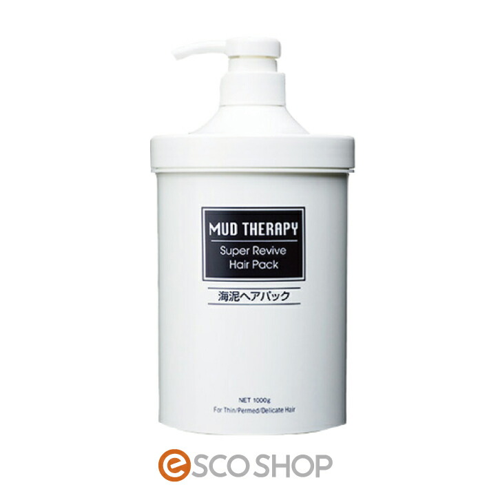 楽天市場】海泥マッドテラピー スーパーリバイブヘアパックQ10 1000g