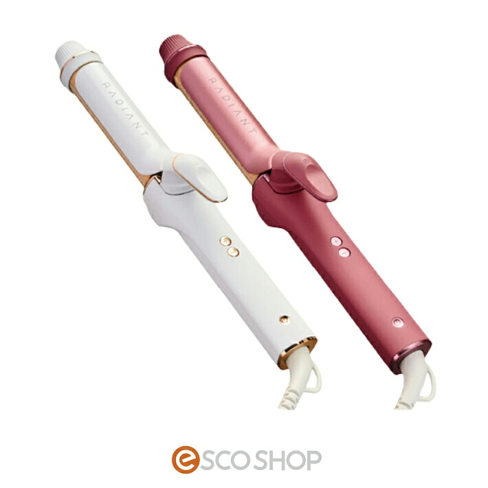 ラディアント カールアイロン 32mm ダメージケア ストレスフリー 潤いキープ レッド グレー (送料無料)|ESCO SHOP
