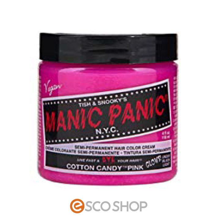 楽天市場 Manic Panicマニックパニック コットンキャンディーピンク Cotton Candy Pink マニパニ ヘアカラー 毛染め 髪染め 118ml コットンキャンディピンク Mc11004 メール便送料無料 代引不可 同梱不可 ハロウィン コスプレ Esco Shop