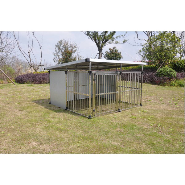 激安通販の メタルテック Metaltech 1坪タイプ屋外用 犬小屋 大型犬 ステンレス製 Dfs M2 送料無料 Fucoa Cl