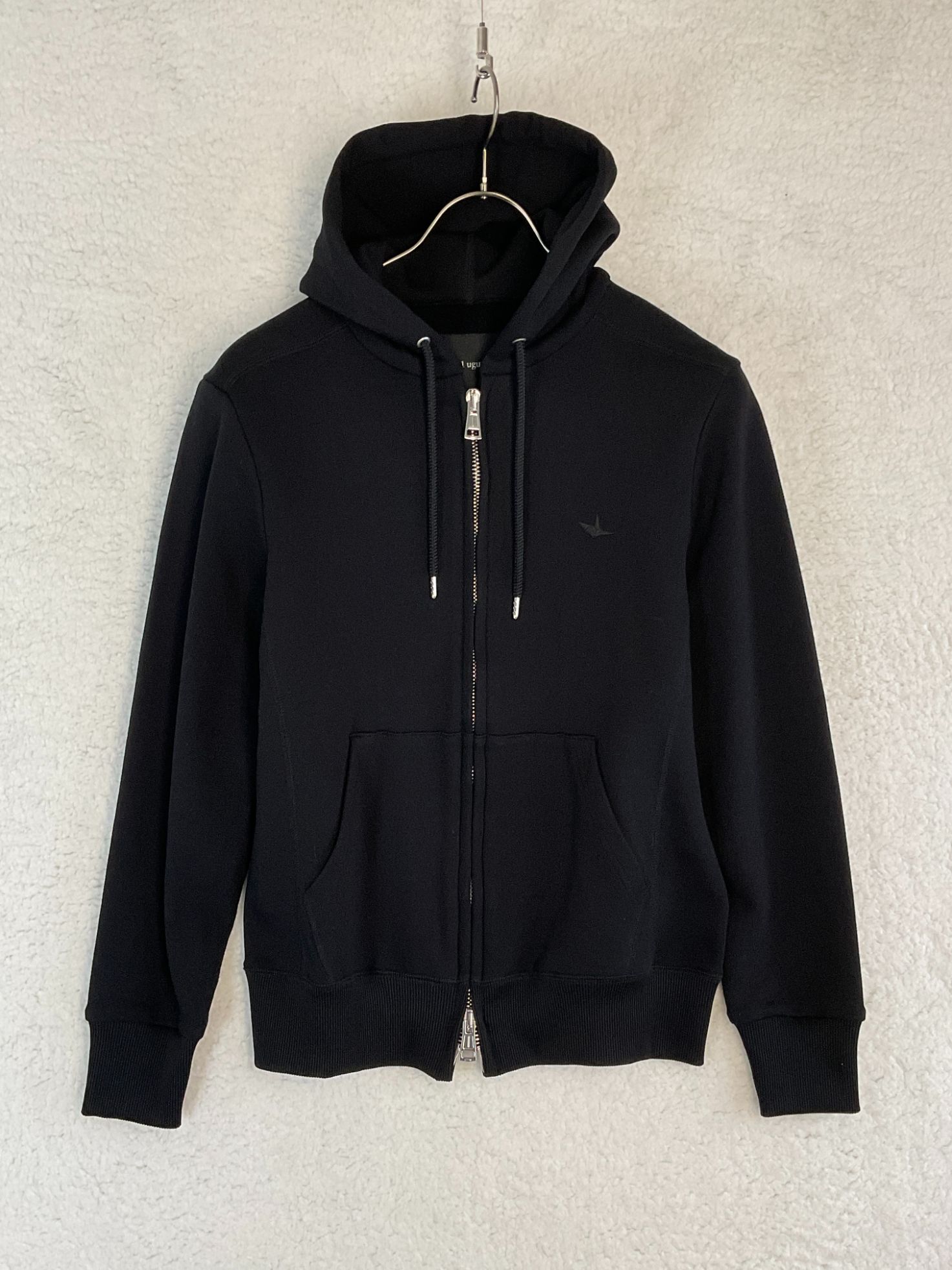 1piu1uguale3　SPORTS 4 ブラック×グレー CRAZY ZIP UP PARKA　クレイジージップパーカー 1piu1uguale3 SPORTS 4 ブラック×グレー CRAZY ZIP UP PARKA