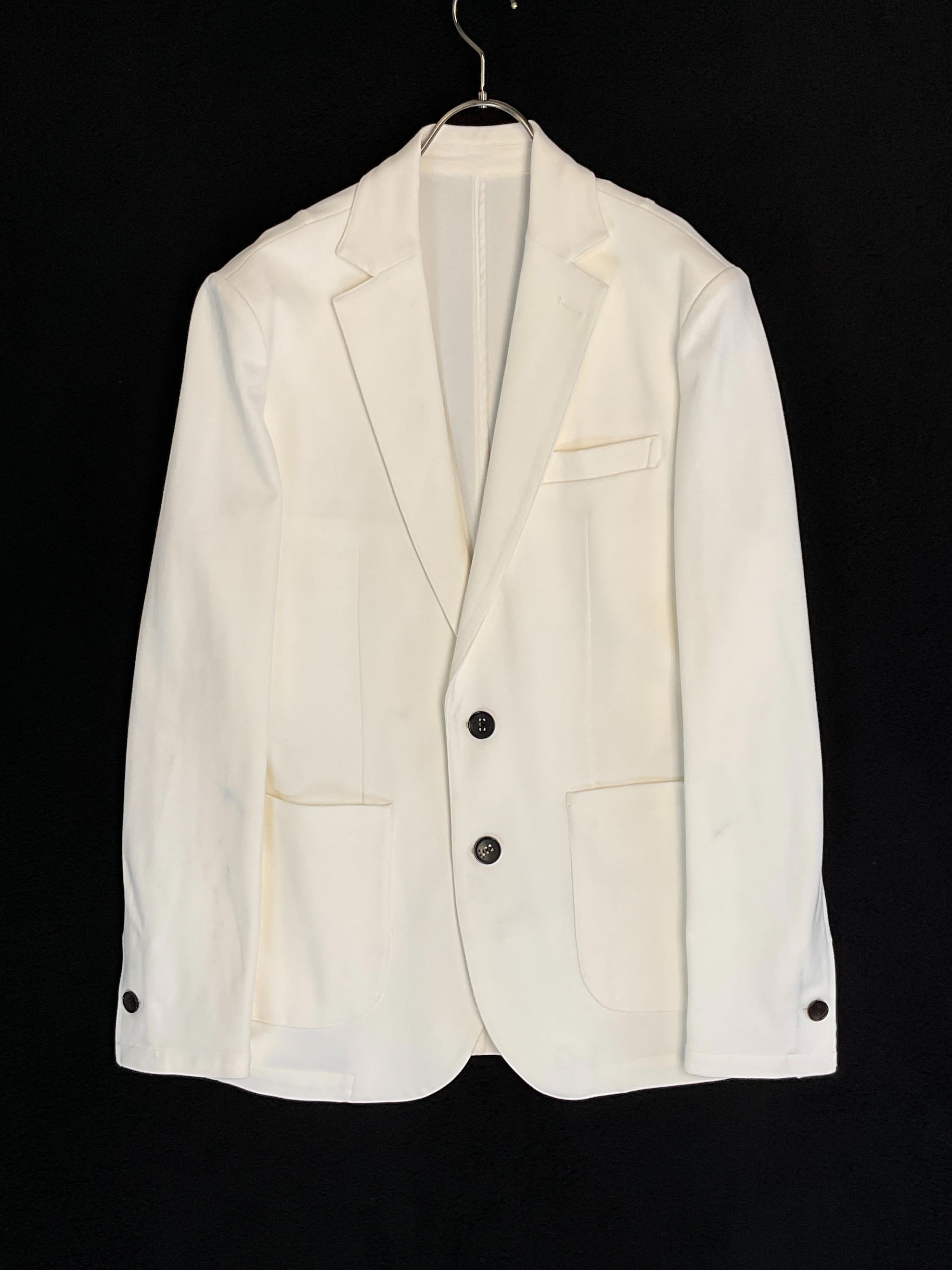AKM L ホワイト DUAL WARM BARE PONTI SWING EASY JACKET|TREND STOCK 店