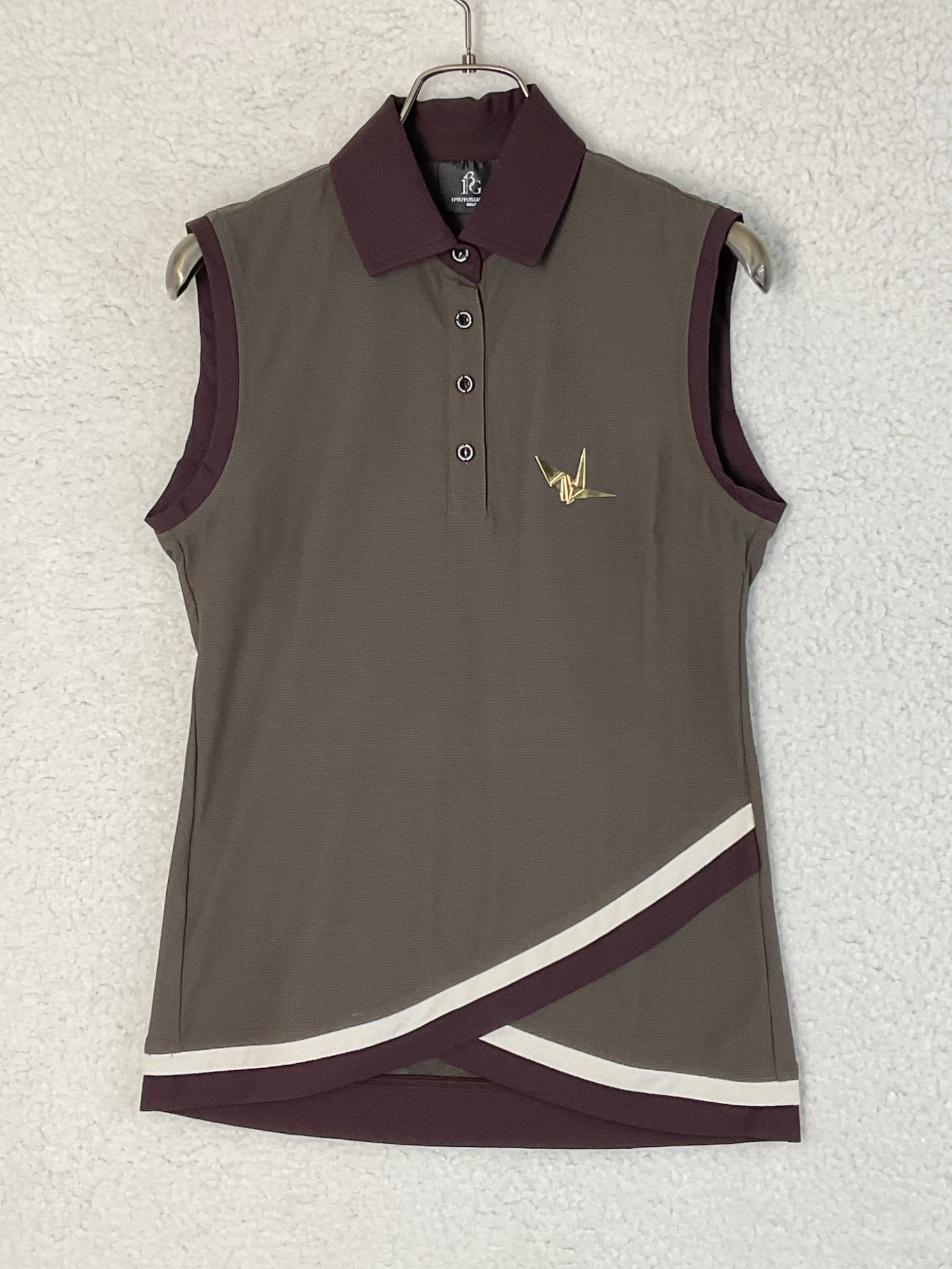 1PIU1UGUALE3 GOLF - 【MID SUMMER COLLECTION】 SS POLO STRIPE