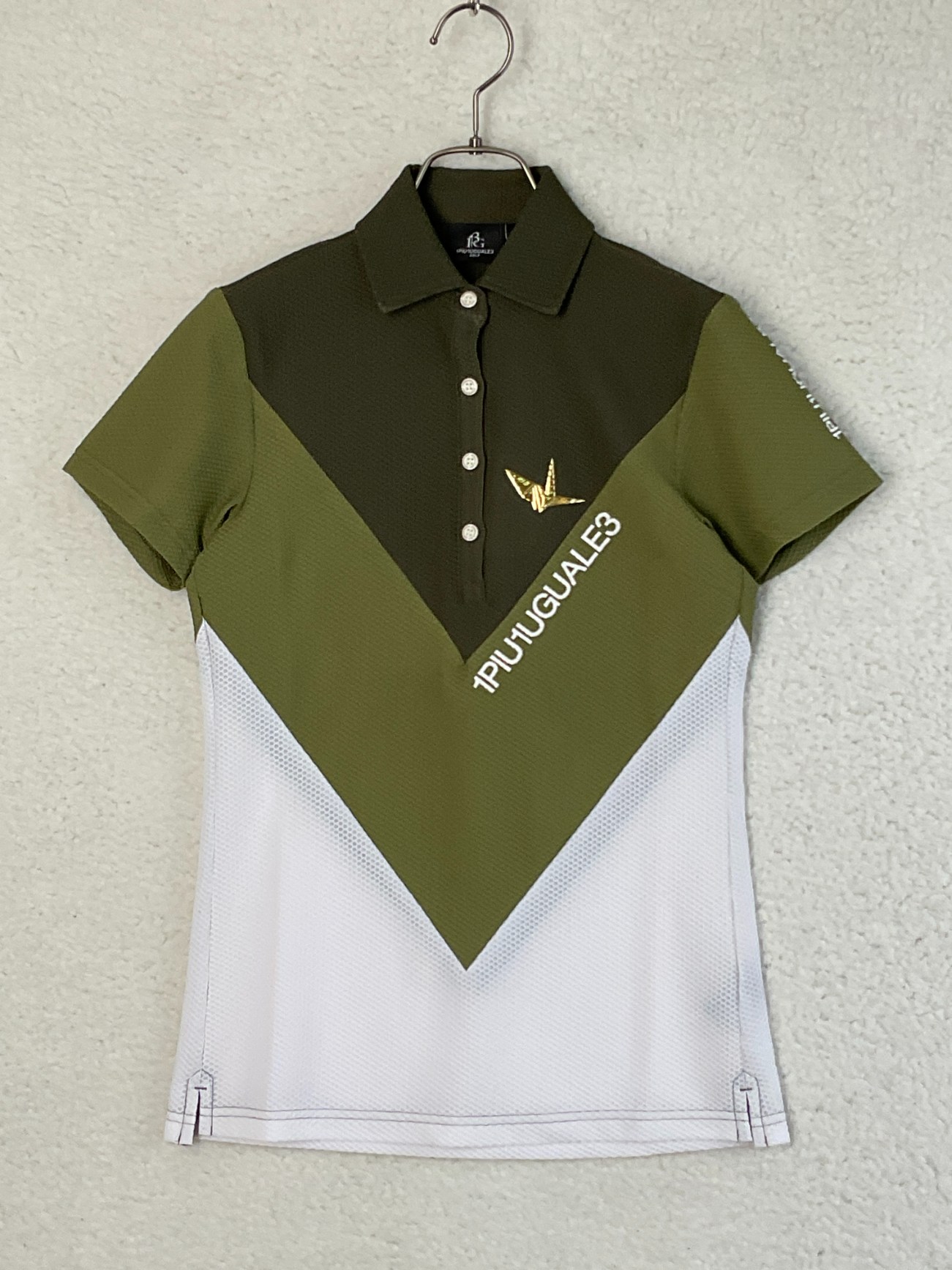 1PIU1UGUALE3ポロシャツ グレー/ダークグリーン 楽天市場