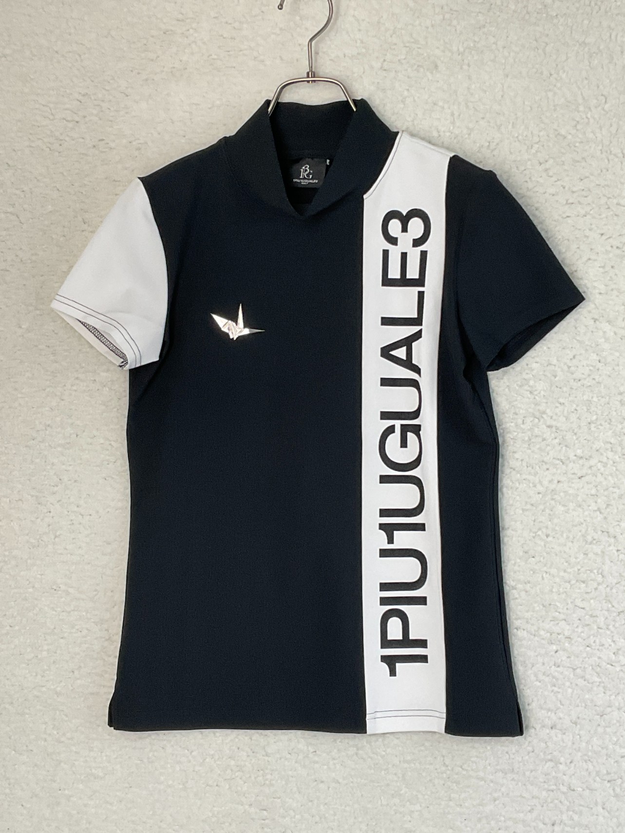 楽天市場】1PIU1UGUALE3 GOLF 2 ネイビー 折鶴格子半袖