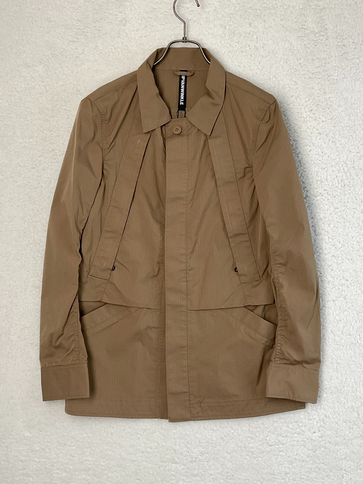 未使用 RIPVANWINKLE リップ アノラックジャージージャケット 3 RIPVANWINKLE リップヴァンウィンクル 3 ブラック ANORAK JERSEY