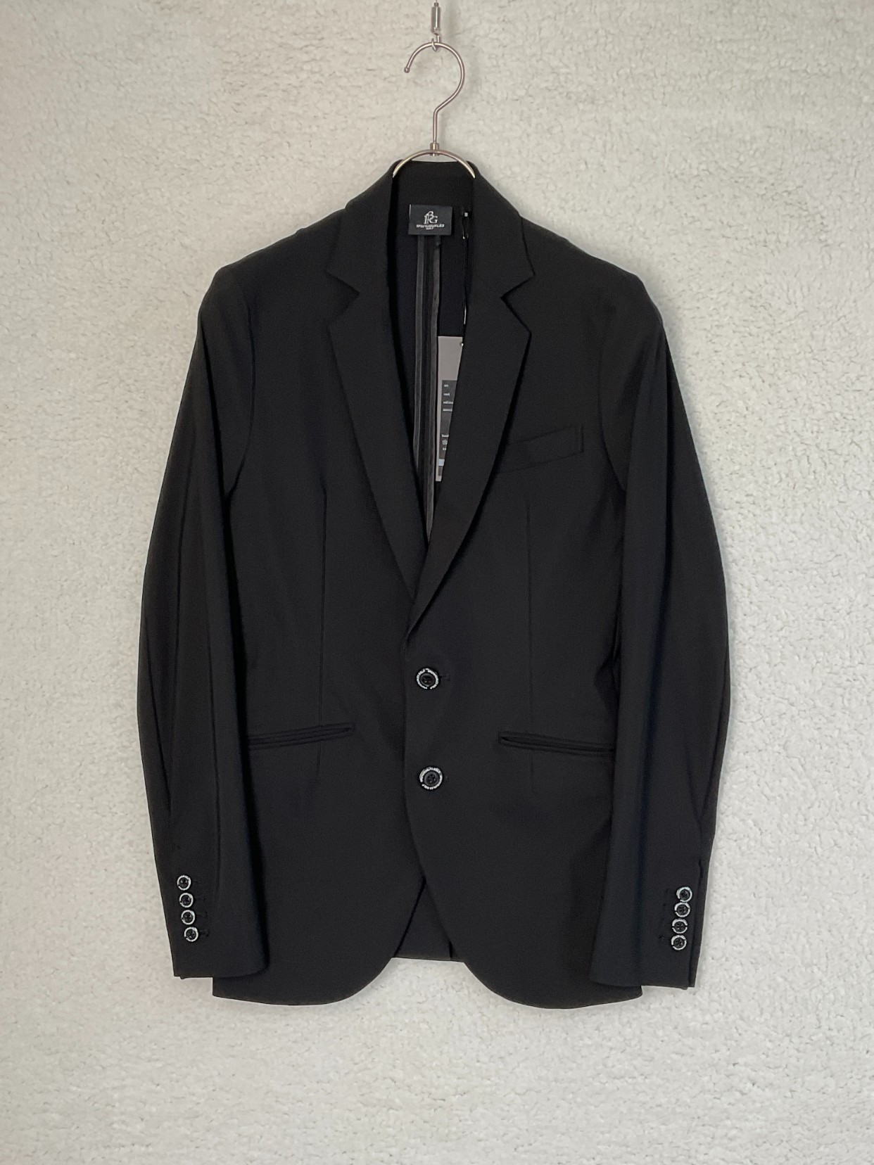 S【未使用品】1PIU1UGUALE3　GOLF×戸賀敬城 ポロシャツ　BW 楽天市場】未使用 1PIU1UGUALE3 GOLF × 戸賀敬城 4 ブラック