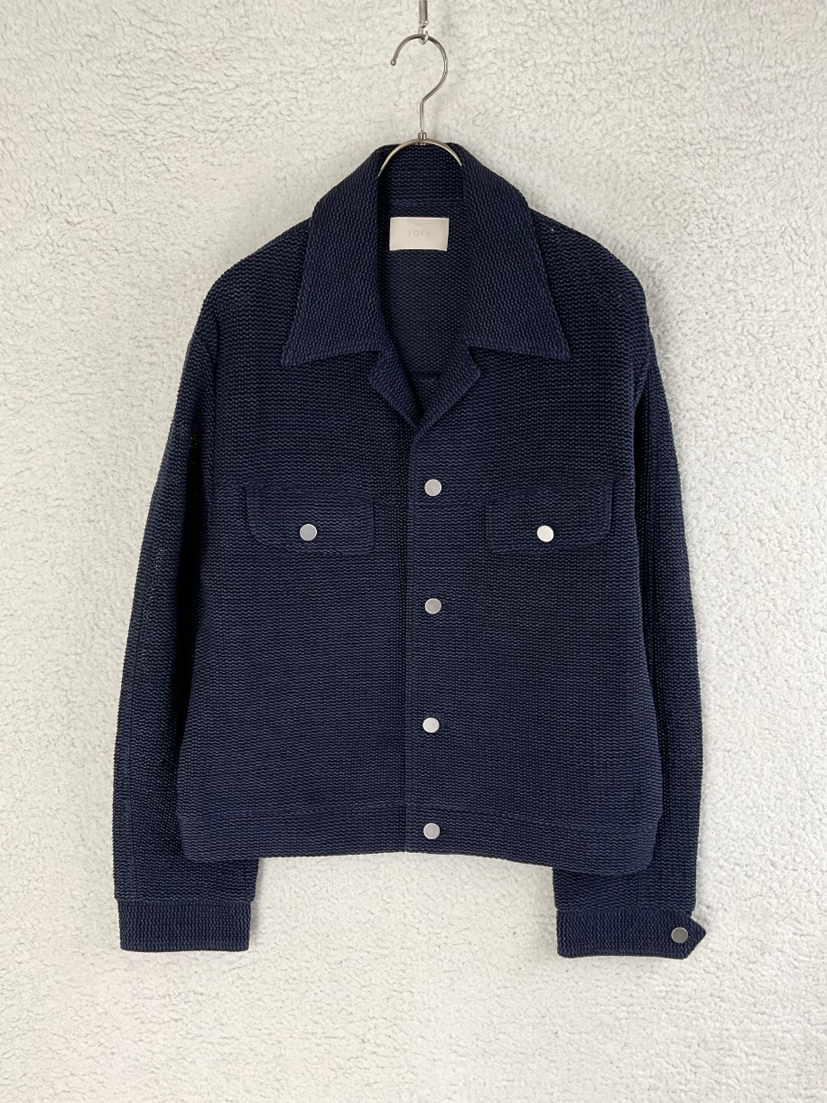 【美品】YOKE ヨーク 24SS シャツブルゾン 楽天市場】値下げ 未使用 YOKE ヨーク - ホワイト メッシュ