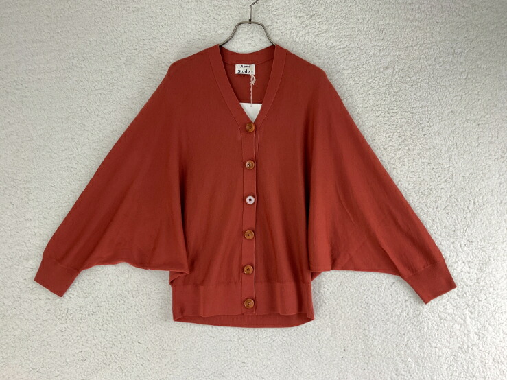 楽天市場】アクネストゥディオズ スリム カーディガン ピンク