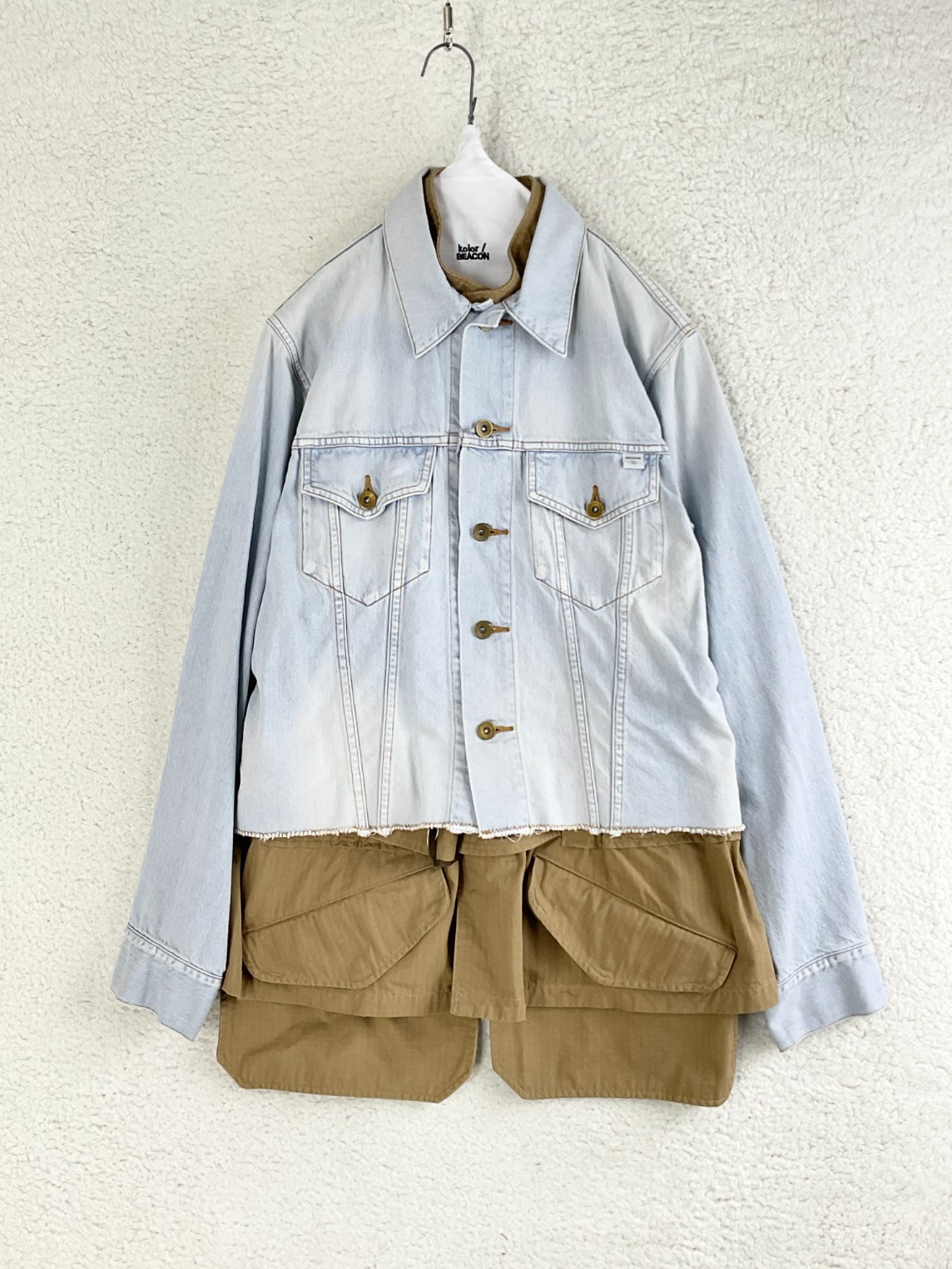 楽天市場】【中古】kolor／BEACON 22SBM-G01132 22SSニット