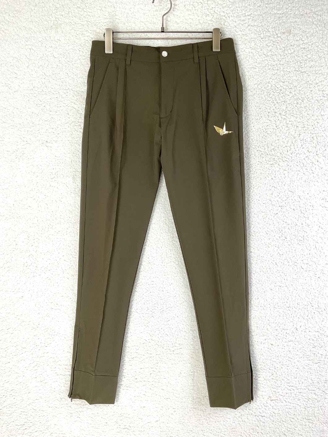 楽天市場】1PIU1UGUALE3 GOLF 1 ネイビー ロゴスラックスパンツ