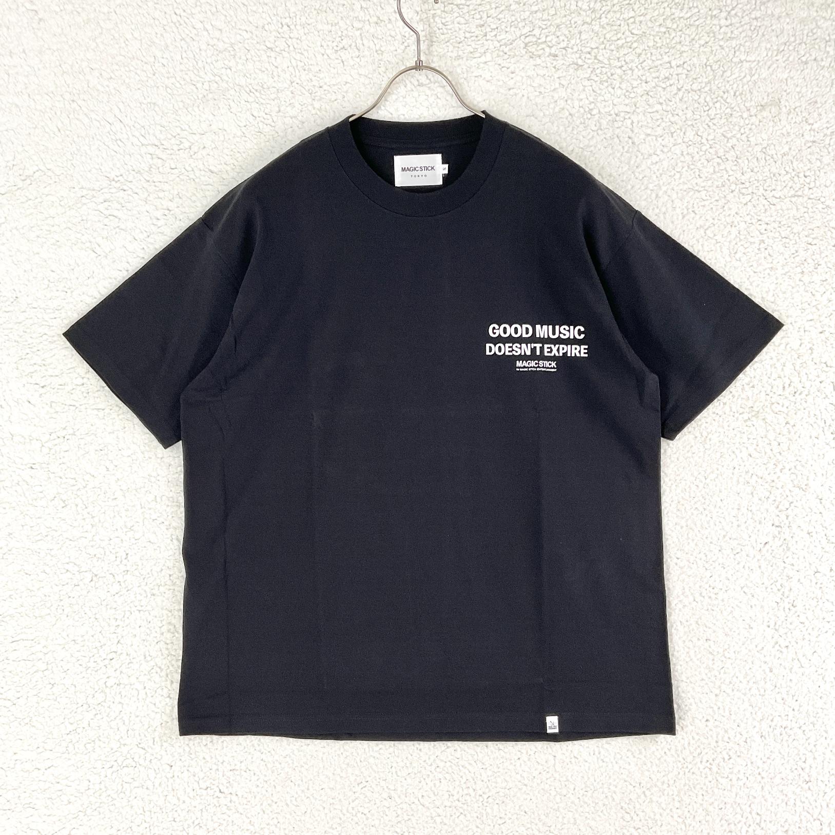 MAGIC STICK　マジックスティック 25SS-MS4-035　GEOPOLIS TEE designed by Ryo Mikami GOA TRANCE　プリントTシャツ 未使用品 S ブラック