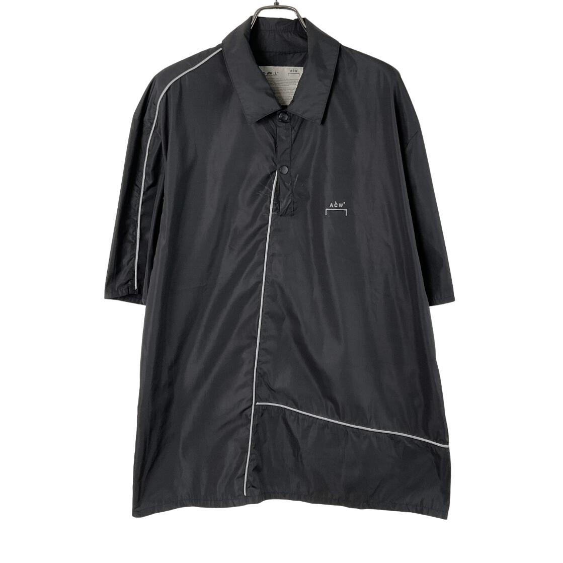 A-COLD-WALL ア・コールド・ウォール 半袖ナイロンシャツ L ブラック｜TREND STOCK 店