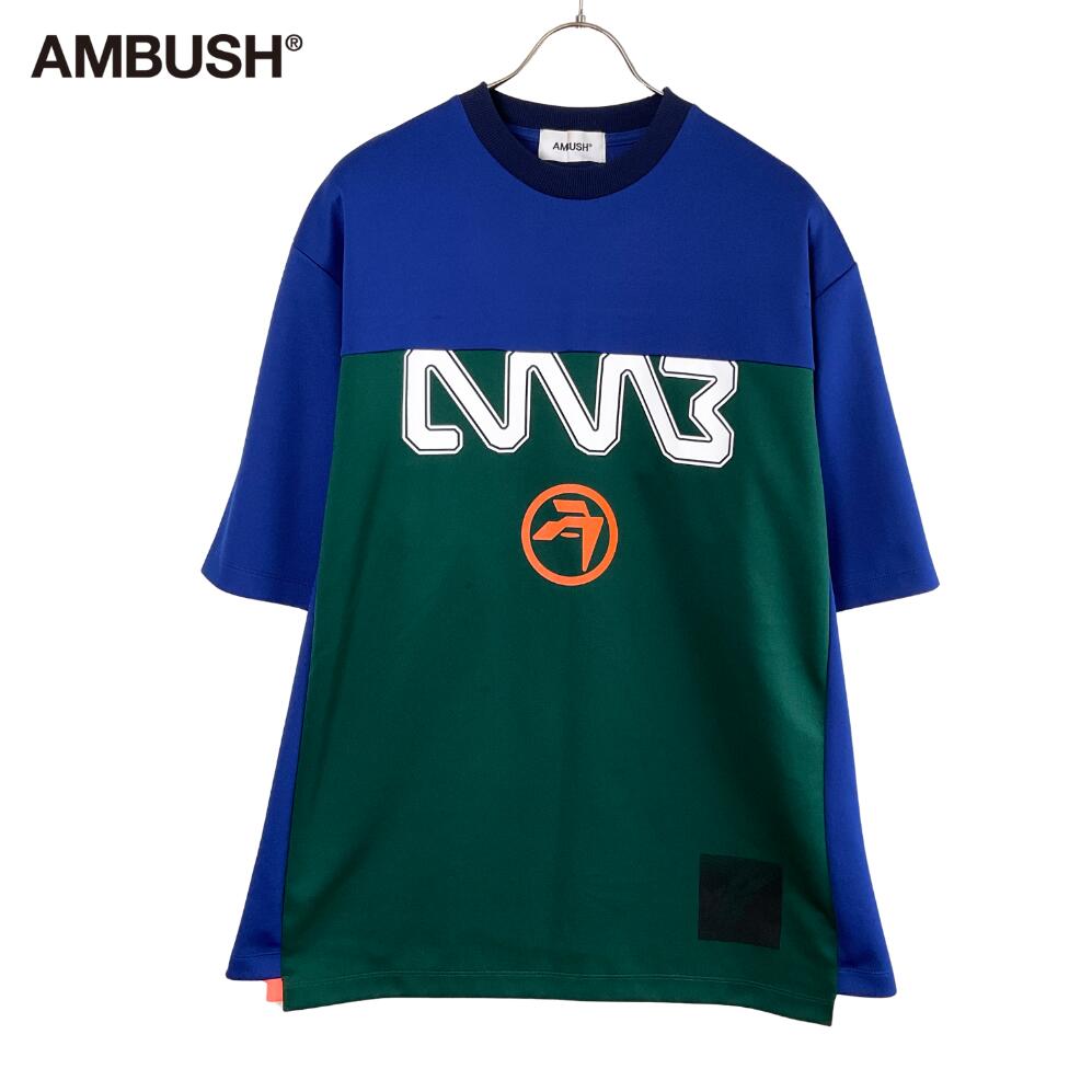 AMBUSH - 切り替えTシャツ L ブルー｜TREND STOCK 店