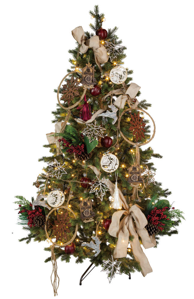 【店舗・イベント用品】【クリスマス】【ツリー・リース】180cmツリー&オーナメントセット(フォレストファミリー)｜eshopヤマックス 34,678円