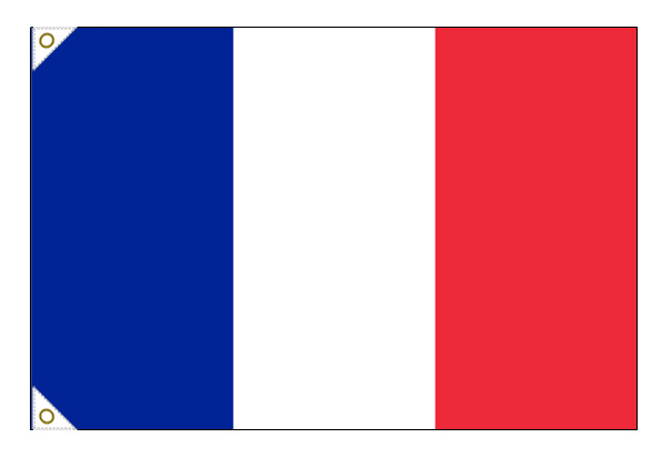 【万国旗・世界の国旗】フランス国旗(180cm幅/エクスラン)