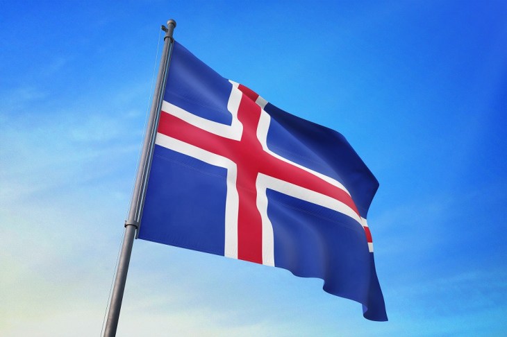市場 万国旗 世界の国旗 アイスランド国旗