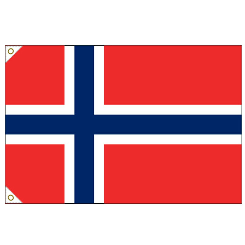 【万国旗・世界の国旗】ノルウェー国旗(135cm幅/エクスラン)