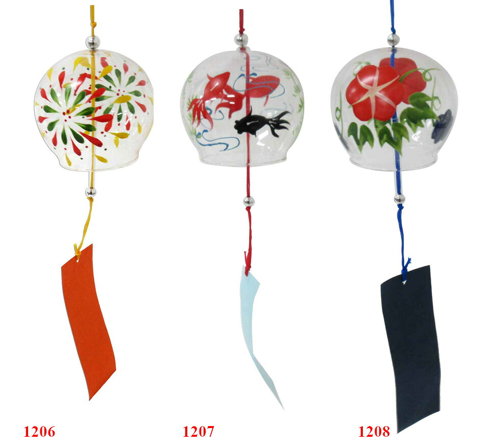 【店舗・イベント用品】【夏】【アジサイ・風鈴】江戸風鈴12個セット