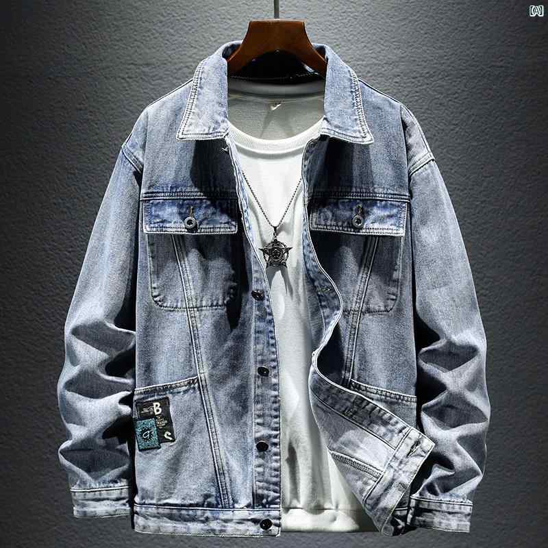 メンズ　ファッション　コーデ デニムジャケット メンズ 春秋 2025 アメカジたり ワークウェア ジャケット 秋服