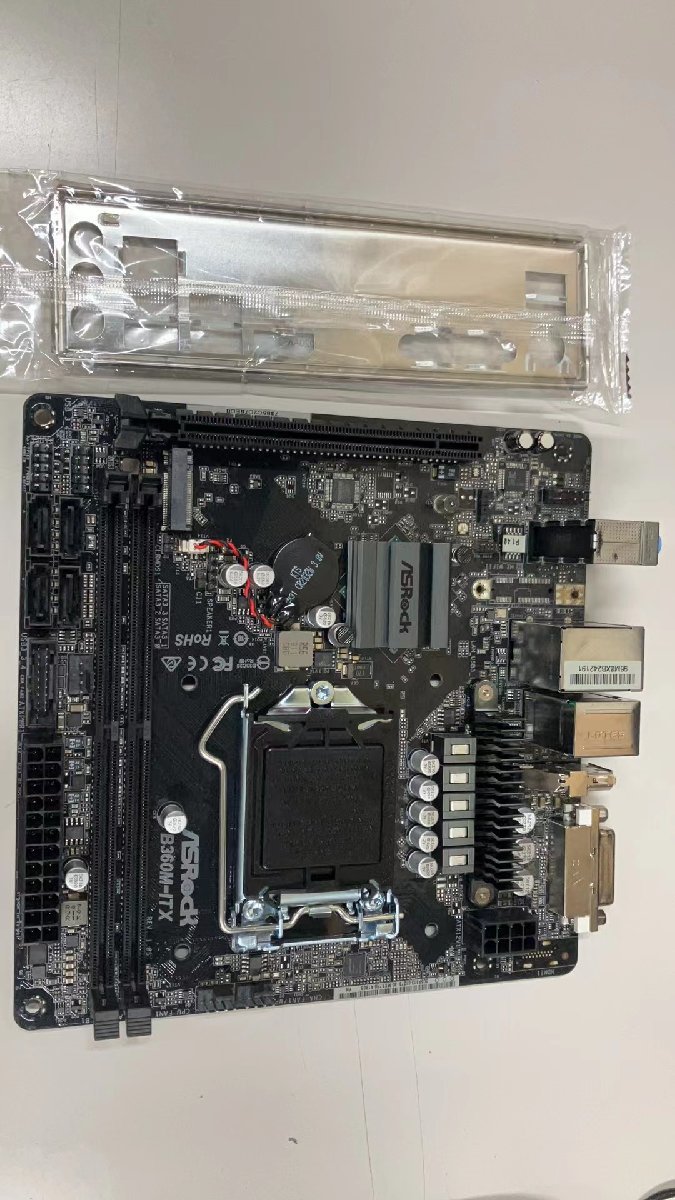 楽天市場】送料無料☆未使用品 ASROCK B360M-ITX マザーボード用