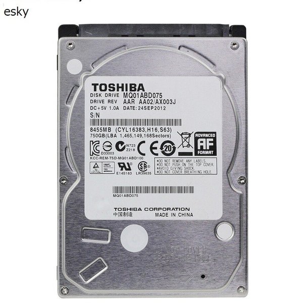 1134円 【送料0円】 ノートPC用HDD TOSHIBA 2.5インチ内蔵HDD 750GB SATA 5400rpm MQ01ABD075  送料無料