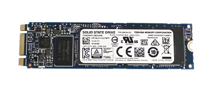 楽天市場】送料無料☆ TOSHIBA 256Gb M.2 2280 SSD KSG60ZMV256G