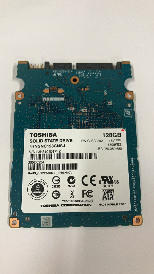 楽天市場】【中古】動作品TOSHIBA SSD 30GB THNSFB030GMSJ Half Slim SATA 内蔵SSD ☆送料無料☆ :  E-SKY 中古PC販売