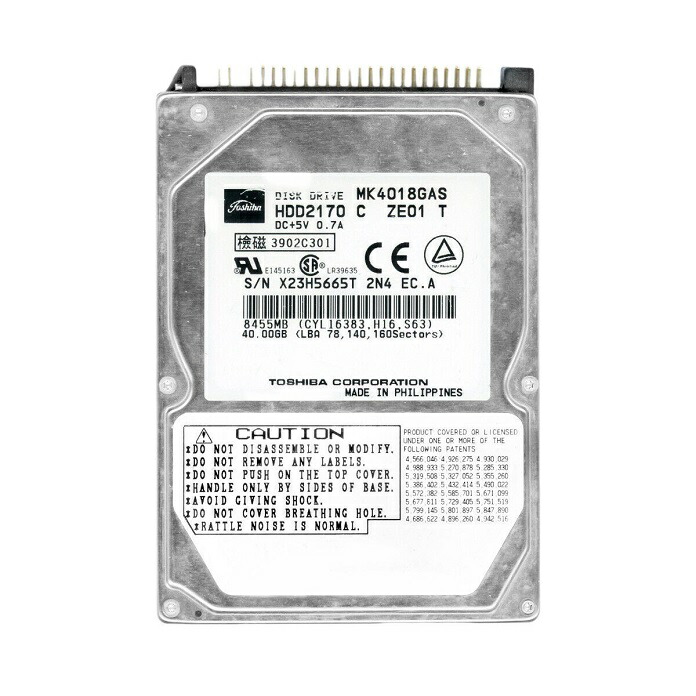 楽天市場】送料無料☆ 2.5インチ IDE/ATA100 HDD 日立