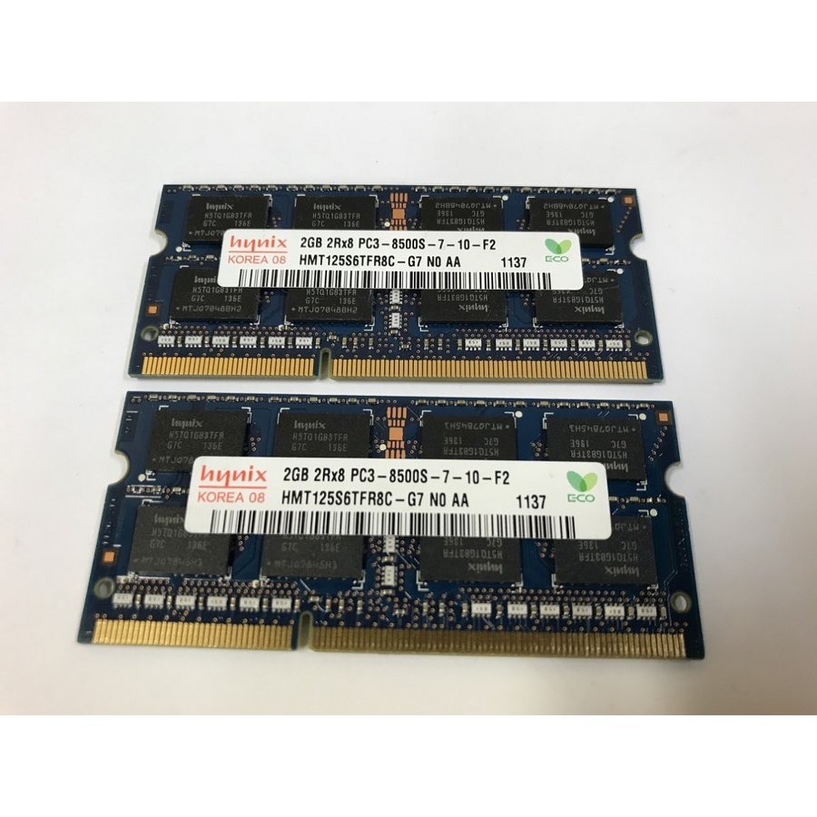 楽天市場】ノートPC用メモリ ELPIDA DDR3 1066 PC3-8500S 2GB 2枚