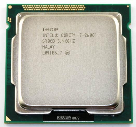 送料無料★本体PC用CPU Intel CPU Core i7 i7-2600 3.40GHz インテル 増設CPU【中古】