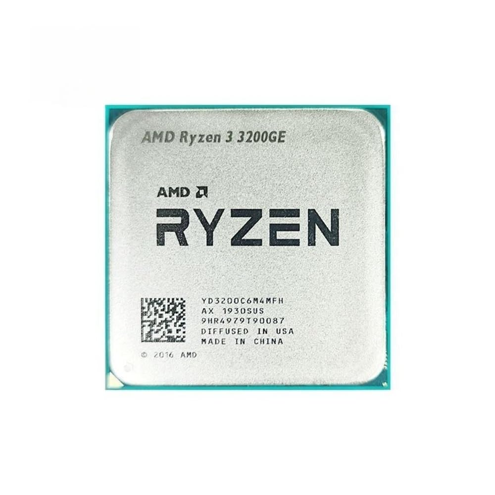 動くこと品★ AMD Ryzen 3 3200GE AM4 3.3GHz 4M 35W YD3200C6M4MFH AMD 中央処理装置 貨物輸送無料 すべり出し引き当て有【中古】