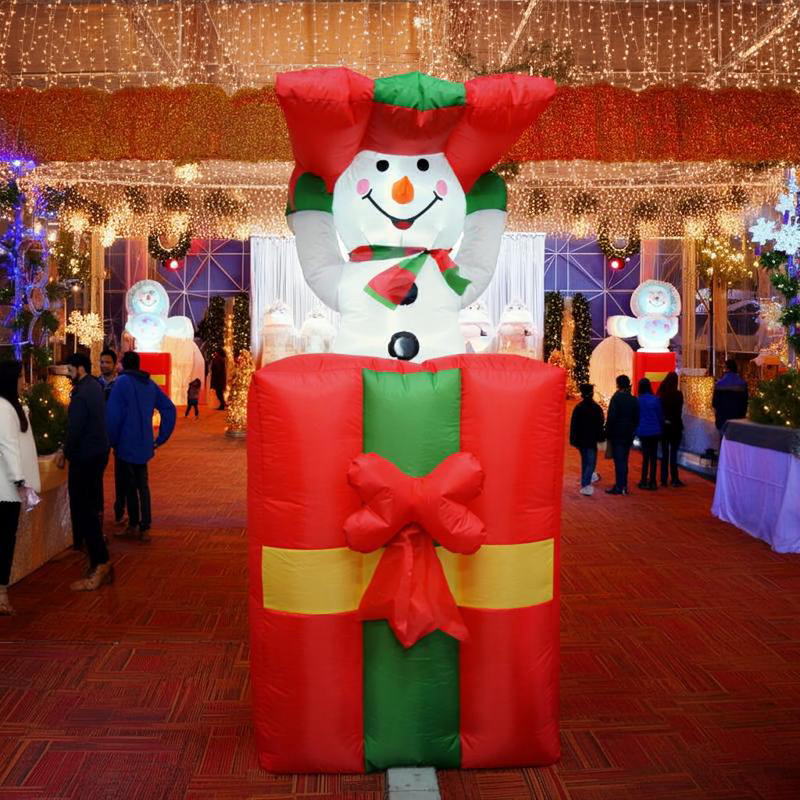 楽天市場】エアーディスプレイ ペアスノーマン WG-3515 クリスマス