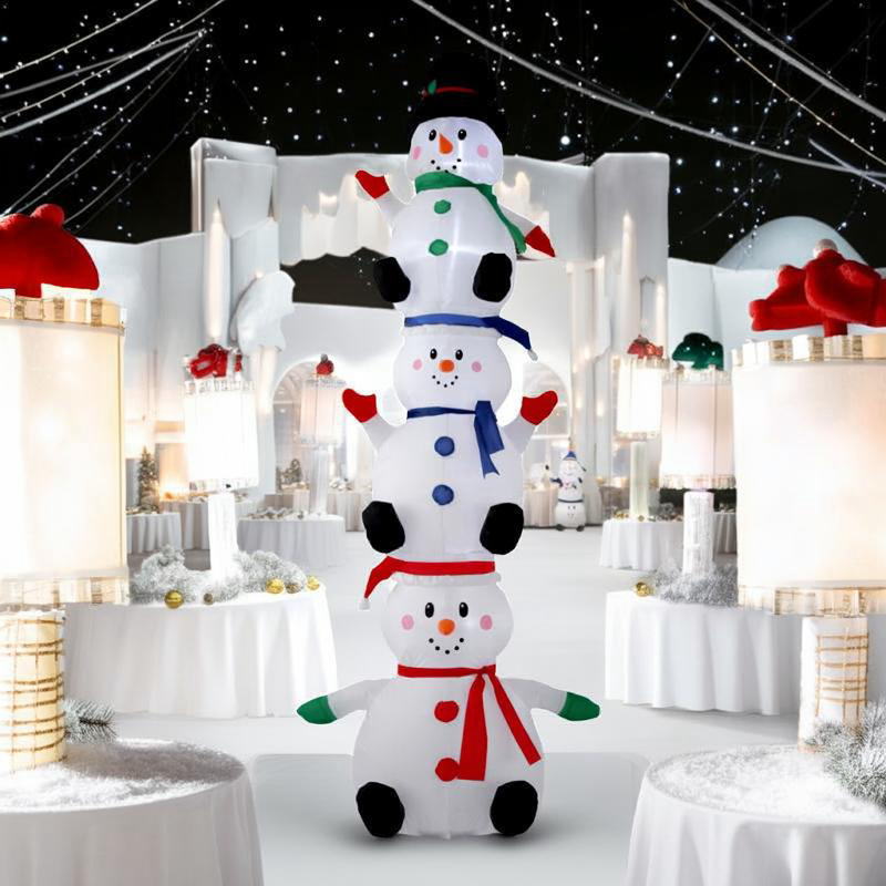 楽天市場】エアーディスプレイ スノーマンファミリー240cm WG-8508