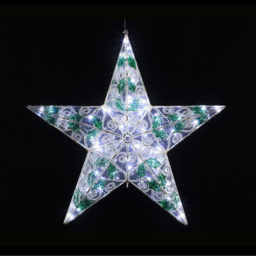 LEDシャイニークリスタルスター WG-6315 クリスマス イルミネーション