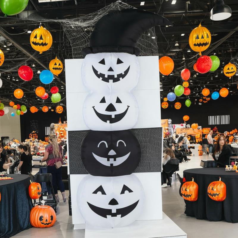 楽天市場】ハロウィン装飾 エアーディスプレイ Bigビニールパンプキン