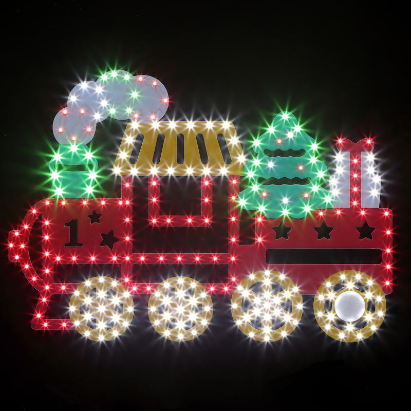 イルミネーション　トレインパネル イルミネーションライト 屋外 ソーラー Setiepp クリスマス