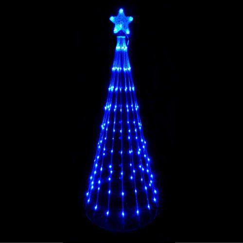 LEDコーンツリー（ブルー） 150cm WG-1319BL クリスマス イルミネーション