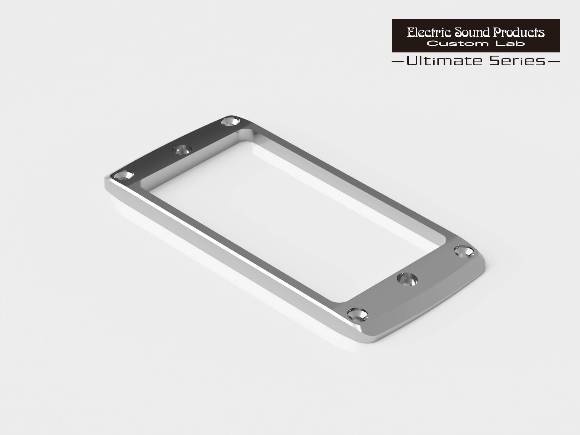 【ESP直営店】【ESP Parts】［ESP Custom Lab］ESP Beveled PU Ring Flat-F Brass Chrome［カスタムラボ/パーツ/アルティメイトシリーズ/エスカッション/クローム]｜ESP CRAFT HOUSE店