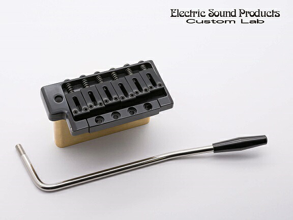 【ESP直営店】【ESP Parts】［ESP Custom Lab］ESP FLICKER-III Black［カスタムラボ/パーツ/フリッカースリー/フリッカーIII/6弦用/トレモロユニット/ブラック]｜ESP CRAFT HOUSE店