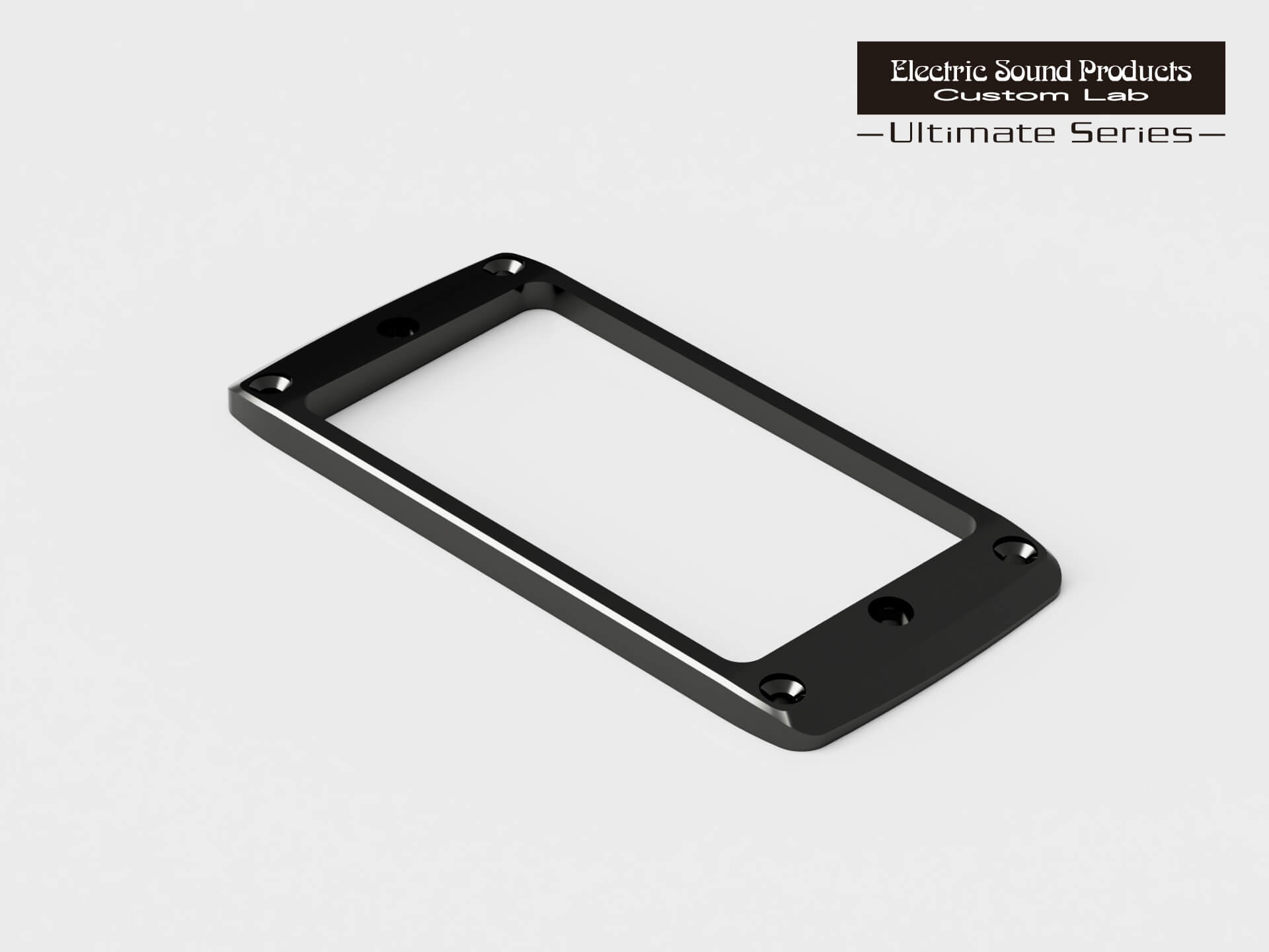 【ESP直営店】【ESP Parts】［ESP Custom Lab］ESP Beveled PU Ring Flat-F Brass Black［カスタムラボ/パーツ/アルティメイトシリーズ/エスカッション/ブラック]｜ESP CRAFT HOUSE店
