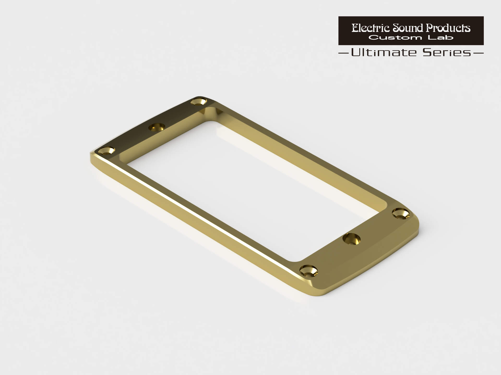 【ESP直営店】【ESP Parts】［ESP Custom Lab］ESP Beveled PU Ring Flat-2F Brass Gold［カスタムラボ/パーツ/アルティメイトシリーズ/エスカッション/ゴールド]｜ESP CRAFT HOUSE店