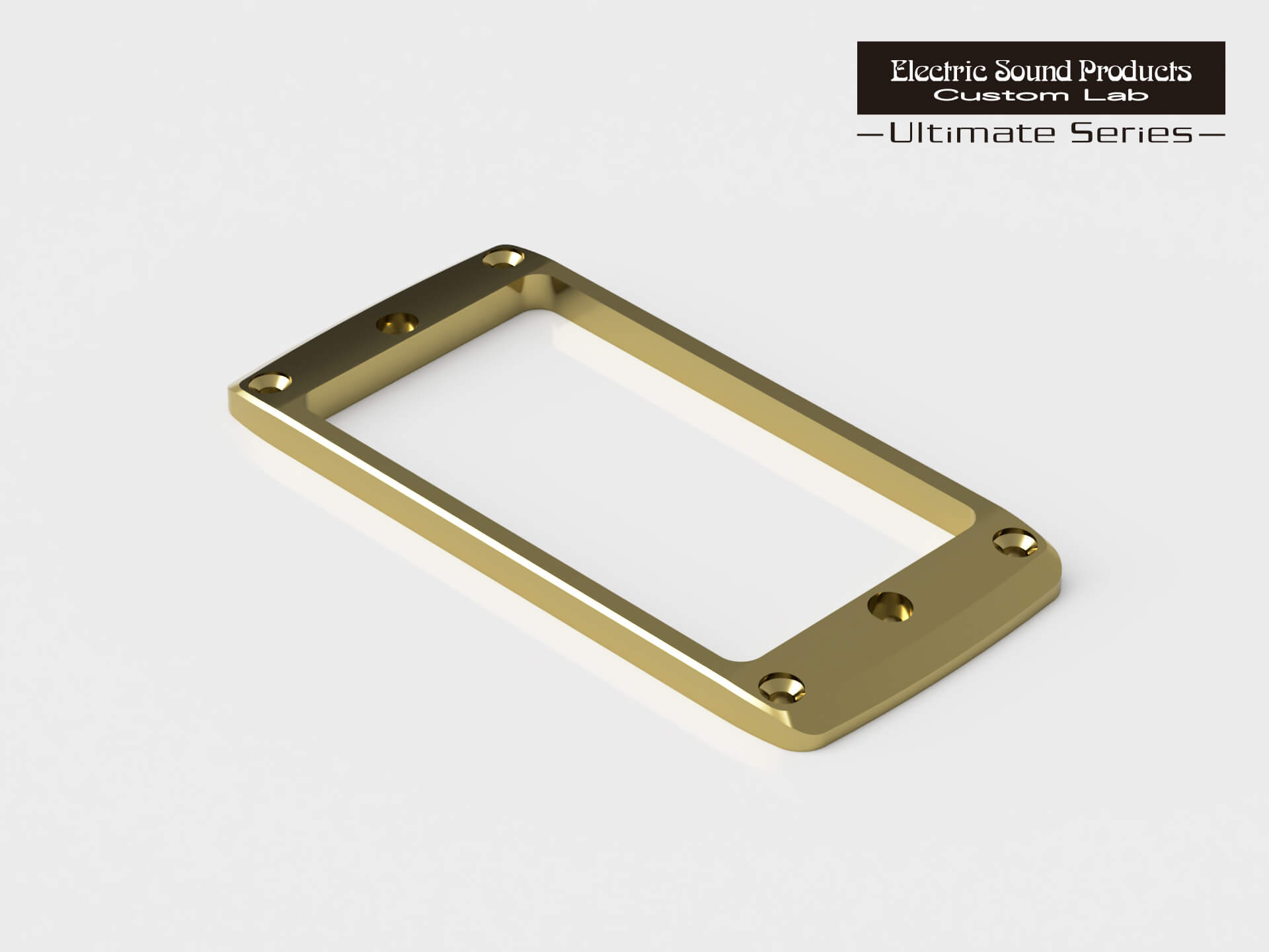 【ESP直営店】【ESP Parts】［ESP Custom Lab］ESP Beveled PU Ring Flat-2 Brass Gold［カスタムラボ/パーツ/アルティメイトシリーズ/エスカッション/ゴールド]｜ESP CRAFT HOUSE店