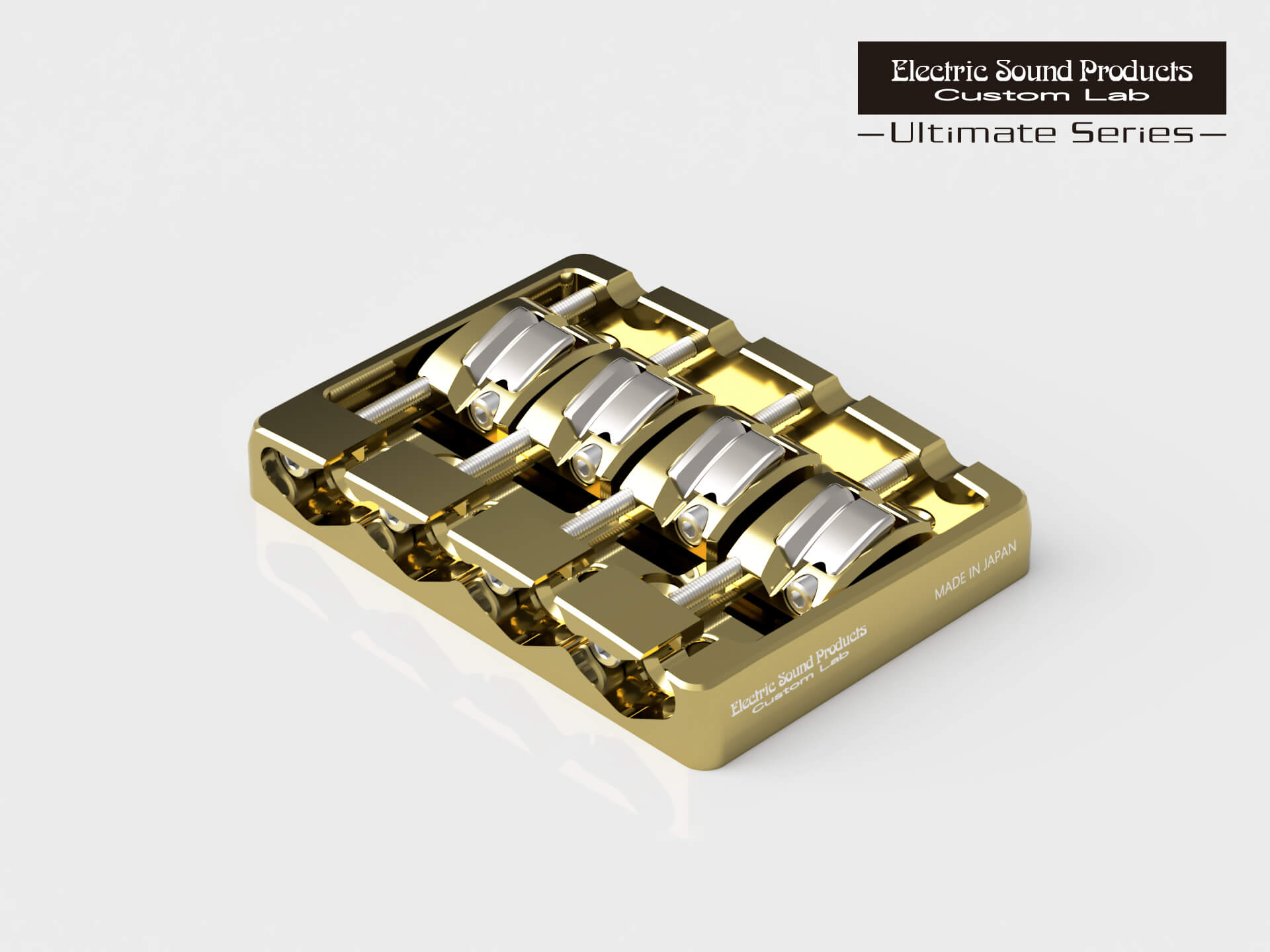 【ESP直営店】【ESP Parts】［ESP Custom Lab］ESP BB20-4 Brass -KUSABI- Gold［カスタムラボ/パーツ/アルティメイトシリーズ/4弦ベース用/ゴールド]｜ESP CRAFT HOUSE店