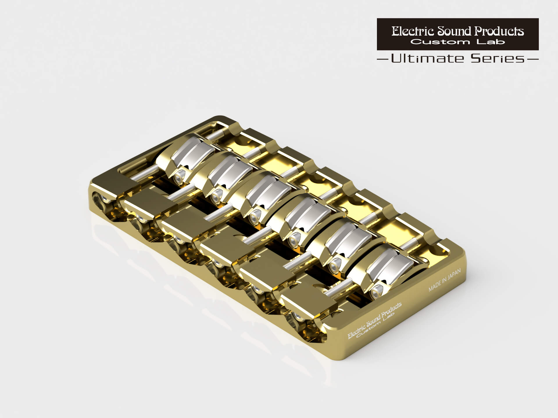 【ESP直営店】【ESP Parts】［ESP Custom Lab］ESP BB20-6 Brass -KUSABI- Gold［カスタムラボ/パーツ/アルティメイトシリーズ/6弦ベース用/ゴールド]｜ESP CRAFT HOUSE店